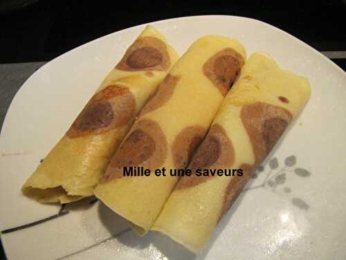 Comment faire des crêpes léopard