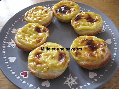 Pastéis de nata, petit flan portugais