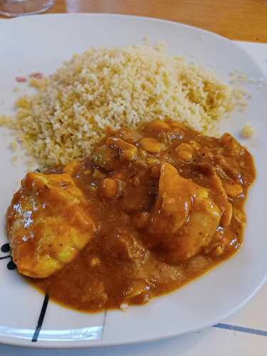 Poisson blanc au lait de coco