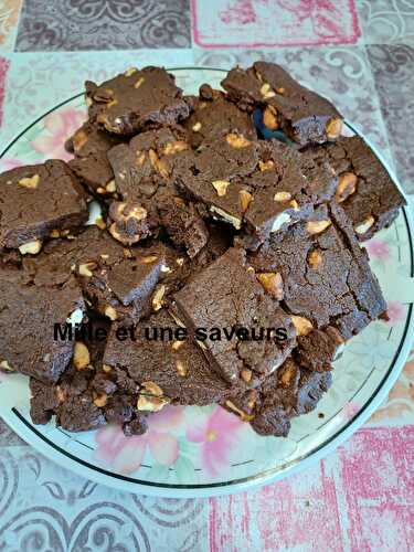 Sablé chocolat, cacahuètes salées