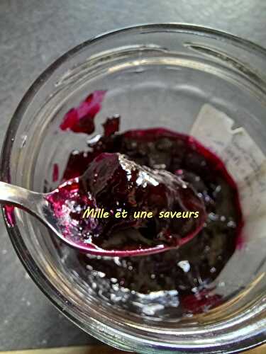 Confiture cassis maison