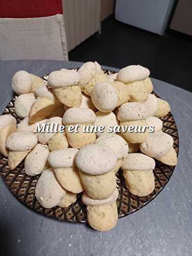 Biscuit à l'anis ressemblant à des bouchons de champagne