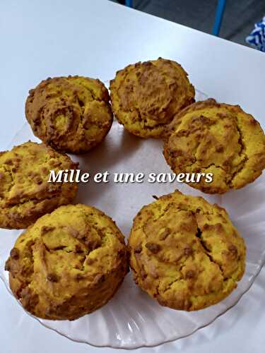 Muffin et cupcake au potimarron avec du chocolat