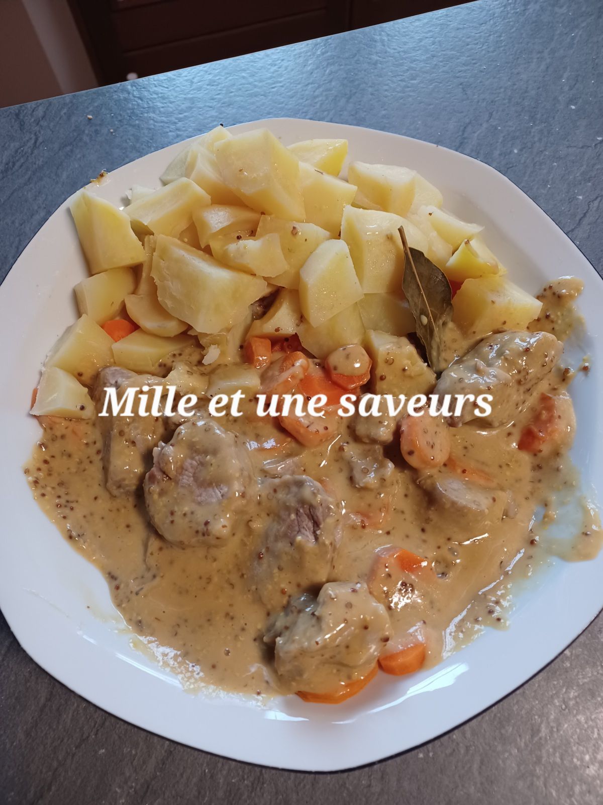 Filet mignon sauce moutarde au thermomix 