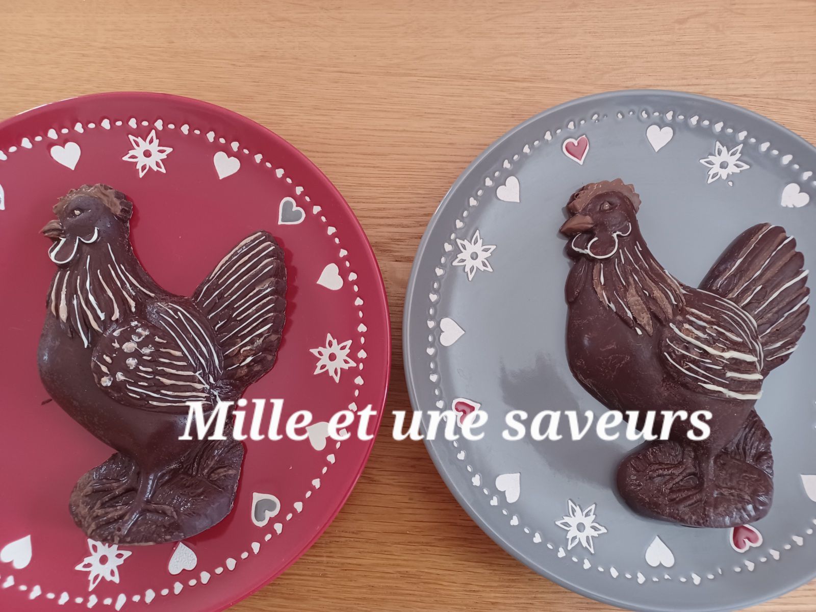 Poules en chocolat, tempérage de chocolat noir