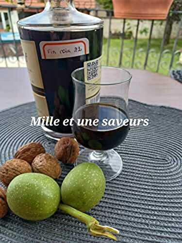 Apéritif vin de noix artisanal