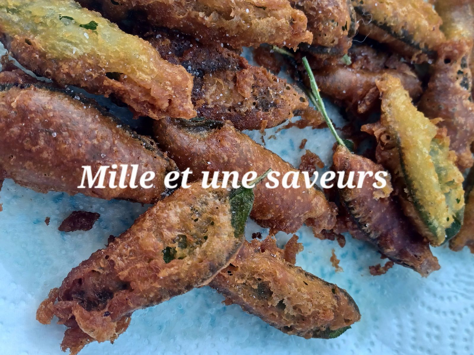 Sauge frite en apéritif