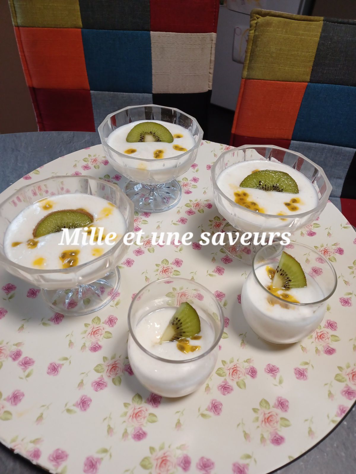 Récapitulatif crème, mousse, panna cotta