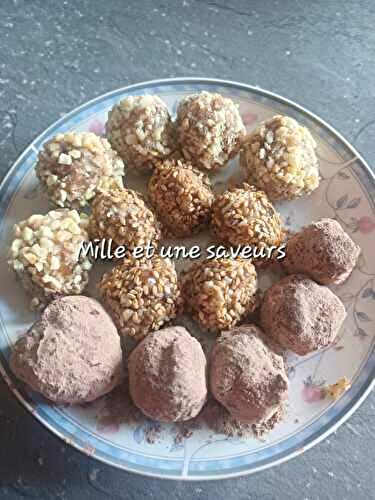 Boule fruits secs