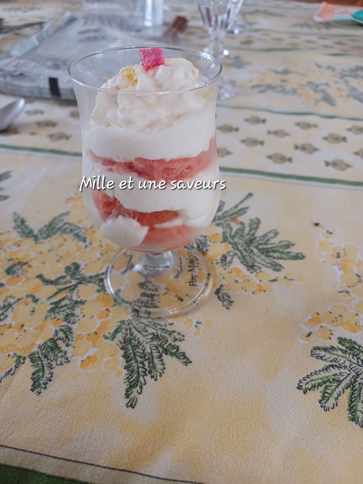 Tiramisu sans oeuf au chocolat blanc et citron