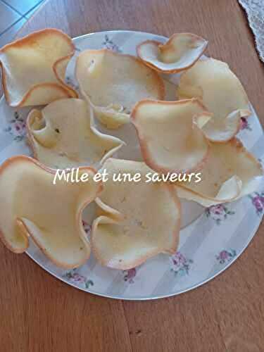 Biscuit tulipe, contenant de base pour les glaces