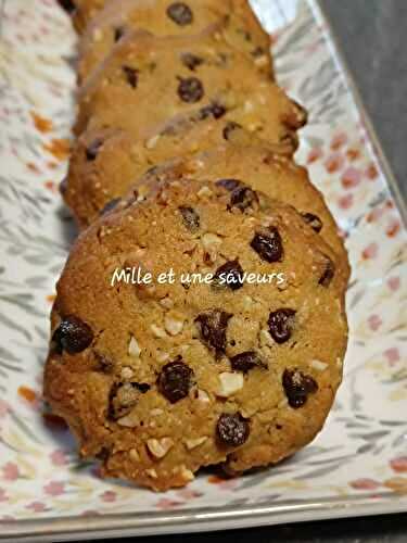Cookies noisettes, chocolat d'Hélène Darroze