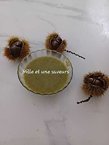 Soupe chataigne, légumes