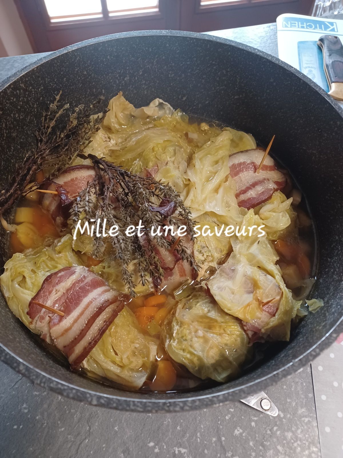 Ballotine de chou farci à la Lorraine