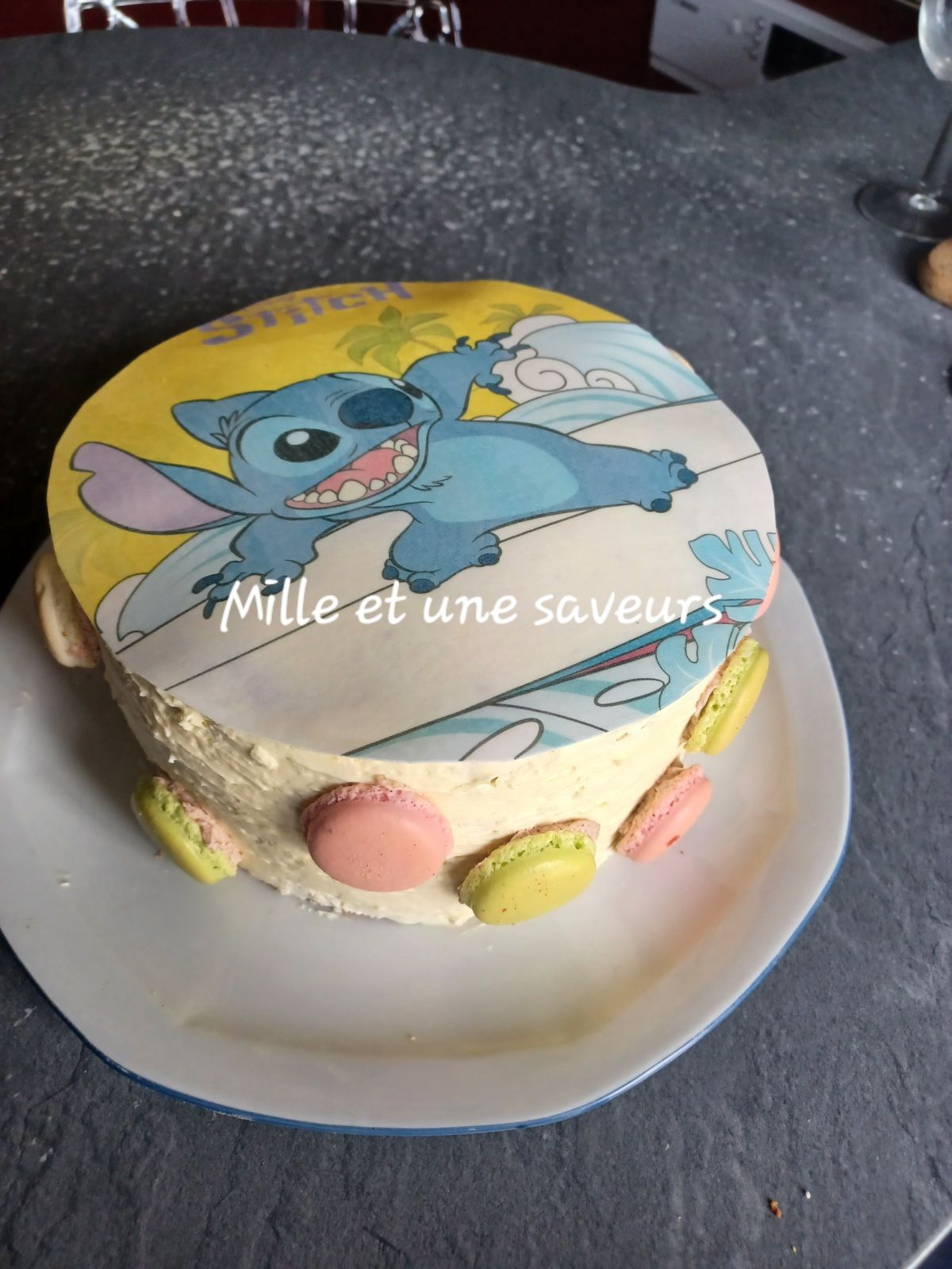 Gateau ganache montée et fruit frais