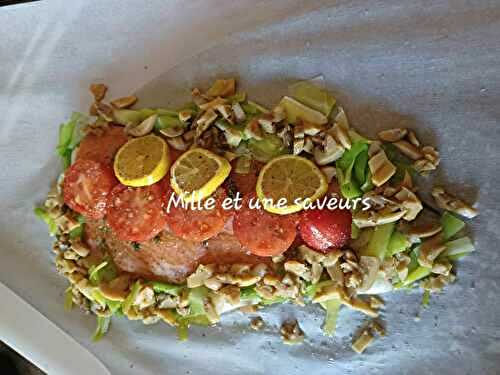 Queue de saumon frais en papillotte