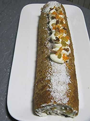 Bûche pain d'épices au thermomix