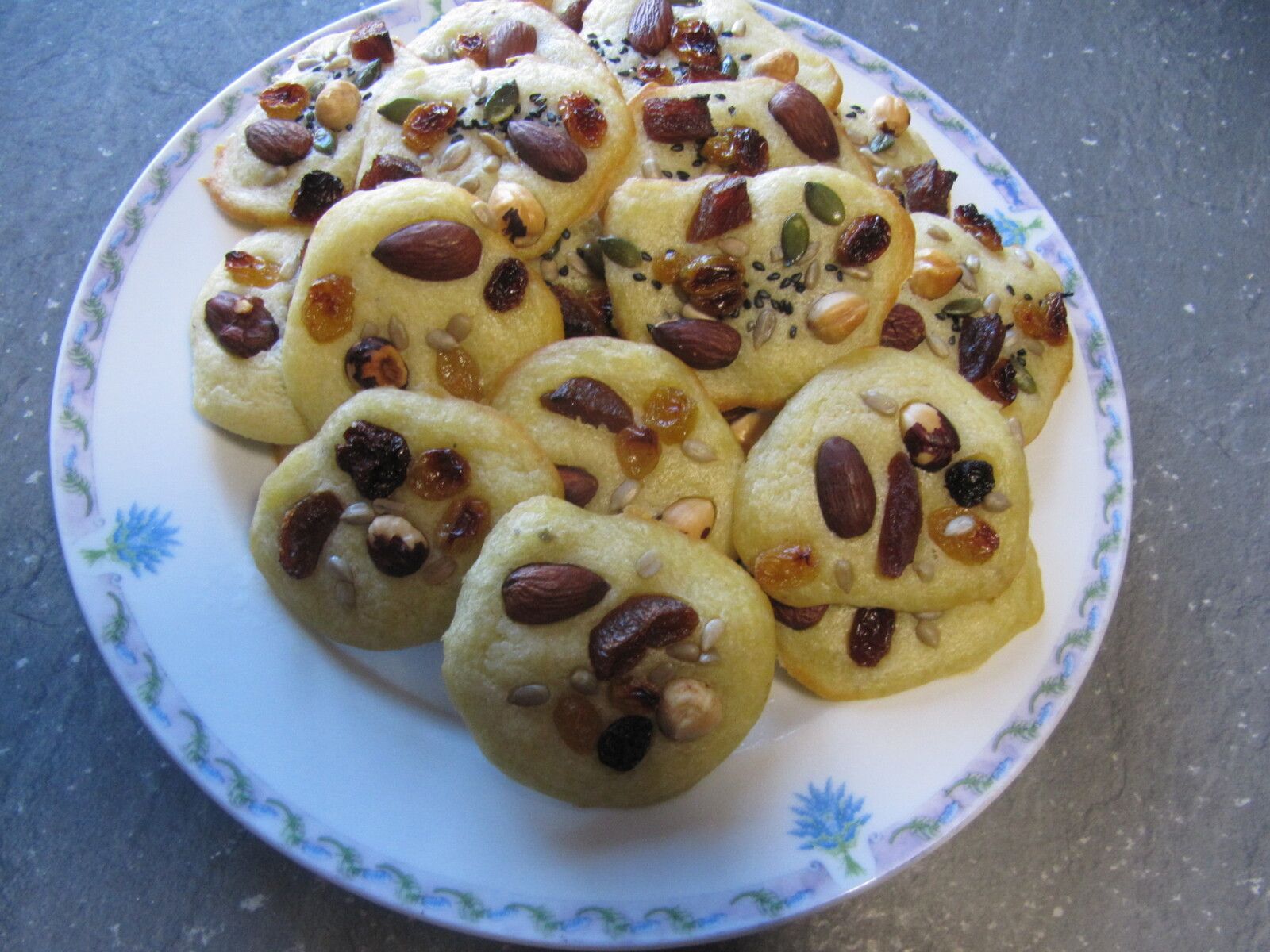 Mendiant au roquefort, au thermomix