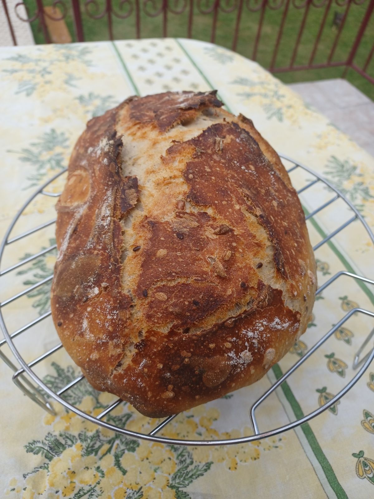 Pain au levain avec du tang hzong