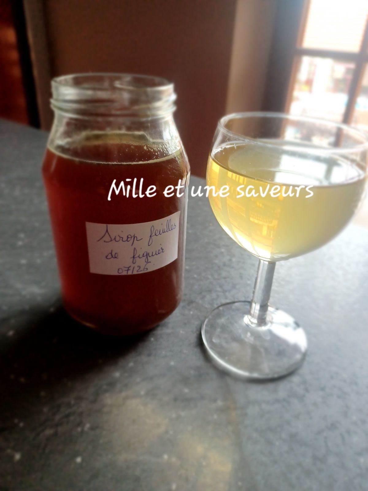 Sirop feuilles de figuier