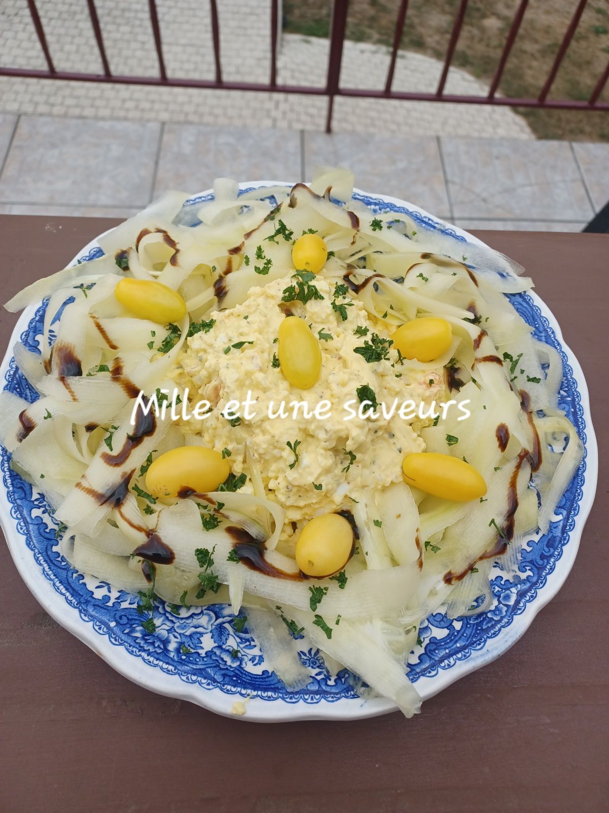 Tagliatelle de concombre au saumon fumé