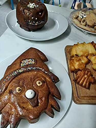 Gateau Halloween fait avec de la courge butternut