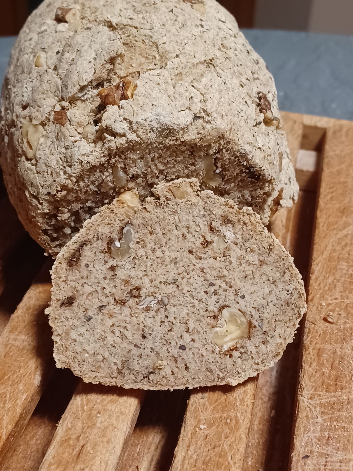 Pain sportif aux noix sans gluten