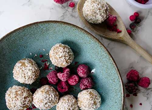 Truffes au Chocolat Blanc Végan