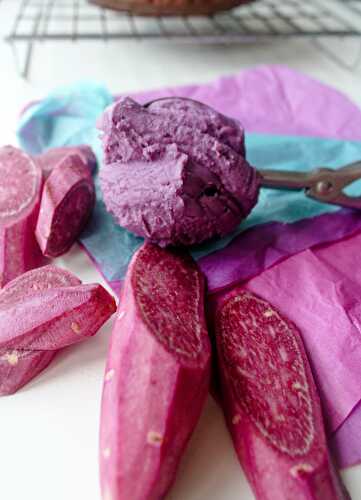 Glaçage à la Patate Douce Violette - Vegan
