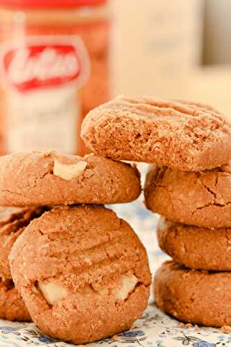 Cookies Vegan aux Speculoos & Chocolat Blanc (sans-gluten)
