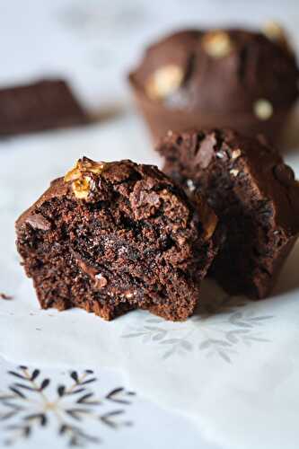 Muffins au Chocolat Sans Huile - Végan & Sans-Gluten