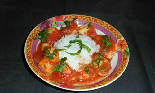 Calamars en sauce tomate