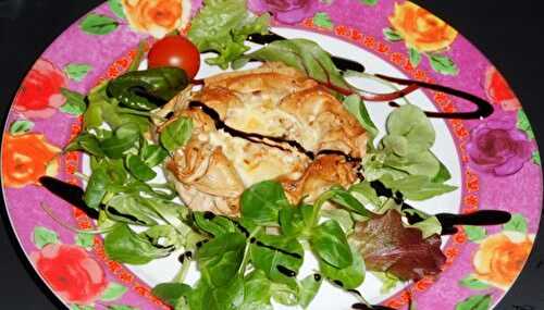 Camembert en croûte de brick aux pommes