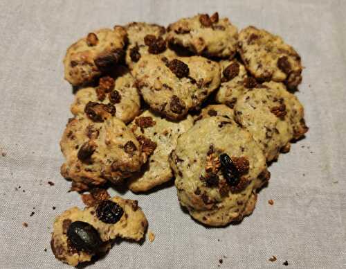 Cookies aux fruits secs et chocolat