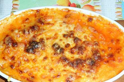 Gratin de fenouil au chorizo et au fromage de brebis