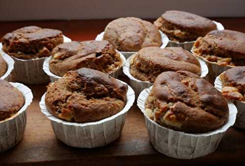 Muffins au chocolat blanc et au caramel de beurre salé