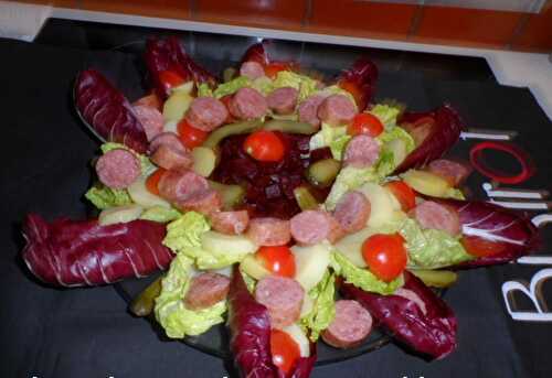 Salade à la saucisse de Montbéliard