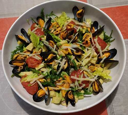 Salade de moules et de salicornes