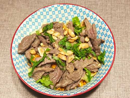 Salade thaï - MimineCuisine - Votre dose de gourmandise