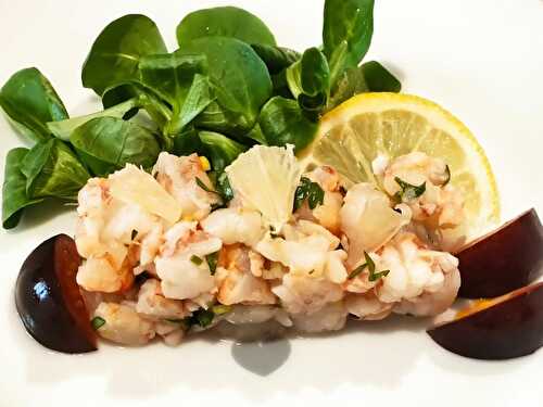 Tartare de crevettes