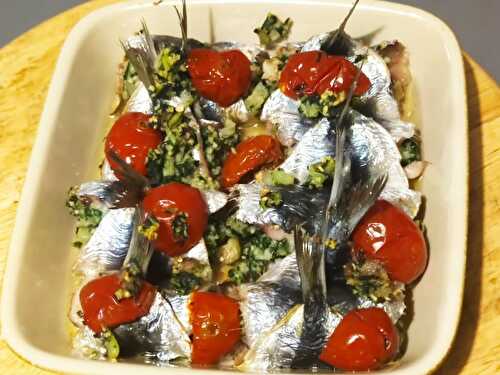 Sardines farcies aux feuilles de blette