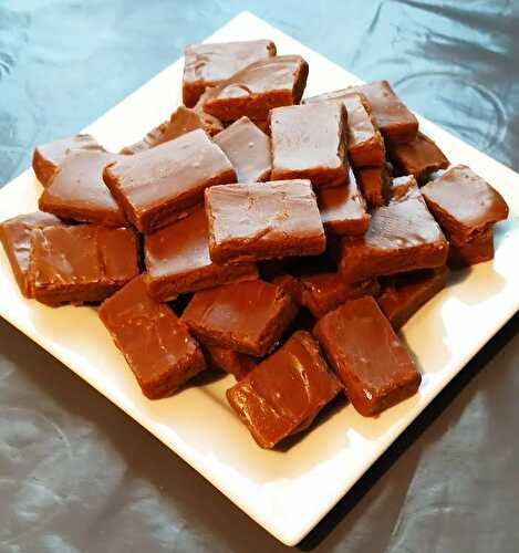 Fudge au caramel