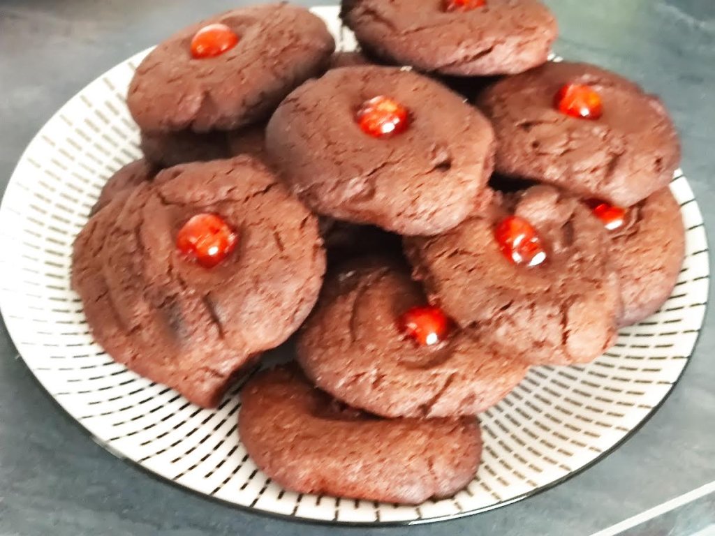 Cookies cœur chocolat