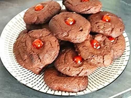 Cookies cœur chocolat