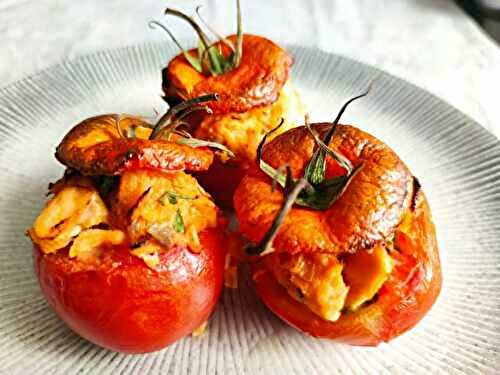 Tomates farcies au saumon