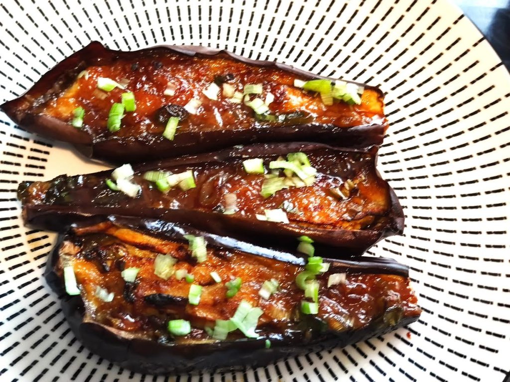 Aubergines sucrées salées à l’Airfryer