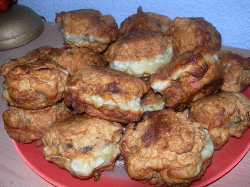 Beignets de champignons farcis