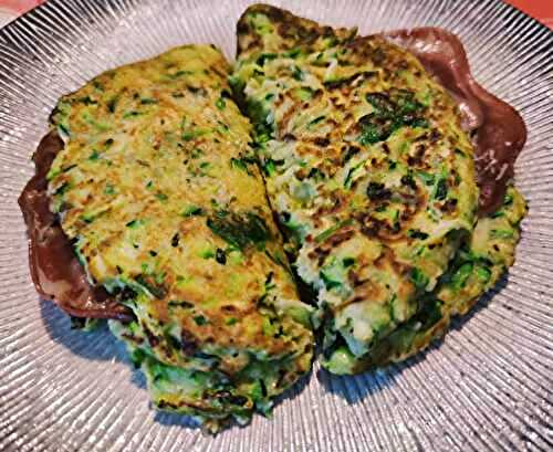 Galettes de courgettes fourrées