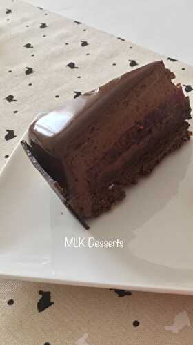 Entremet Chocolat Noir et Framboises