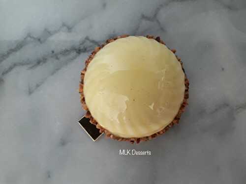 Entremet mangue passion et mousse Ivoire Vanille